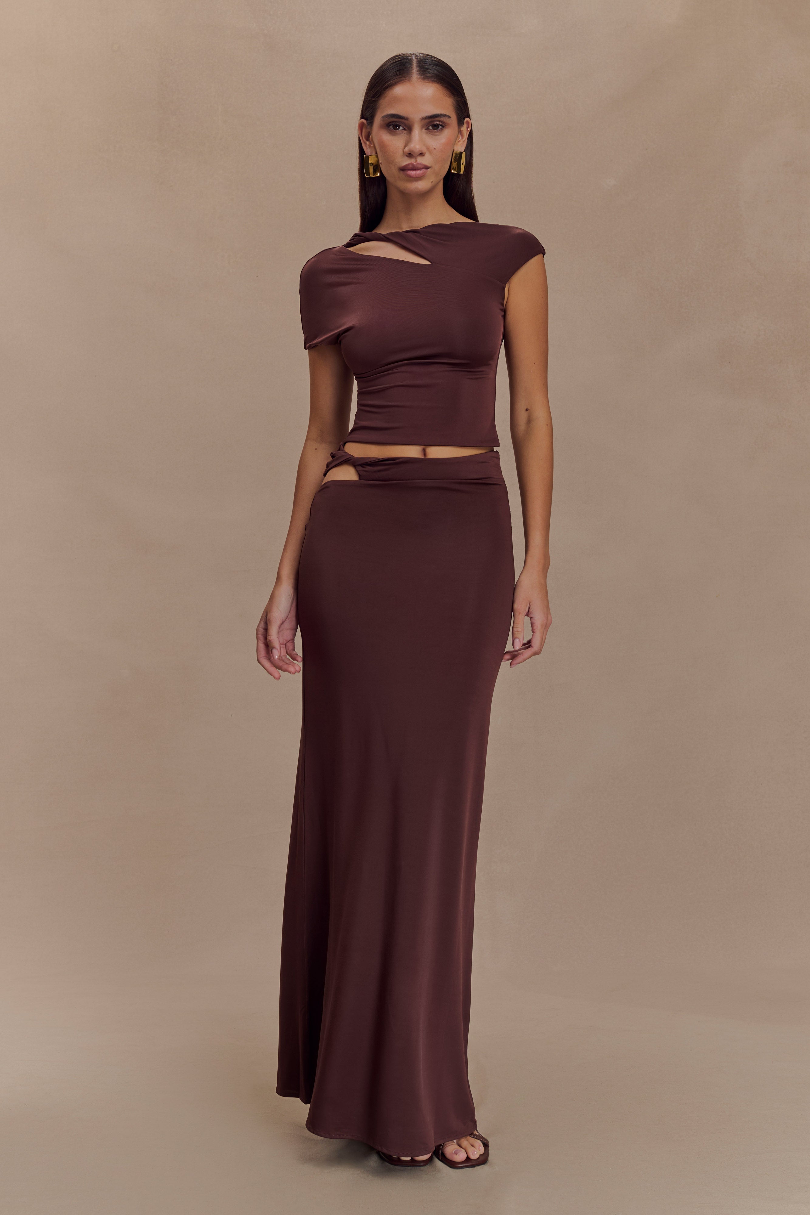Haven Twist Midi Skirt