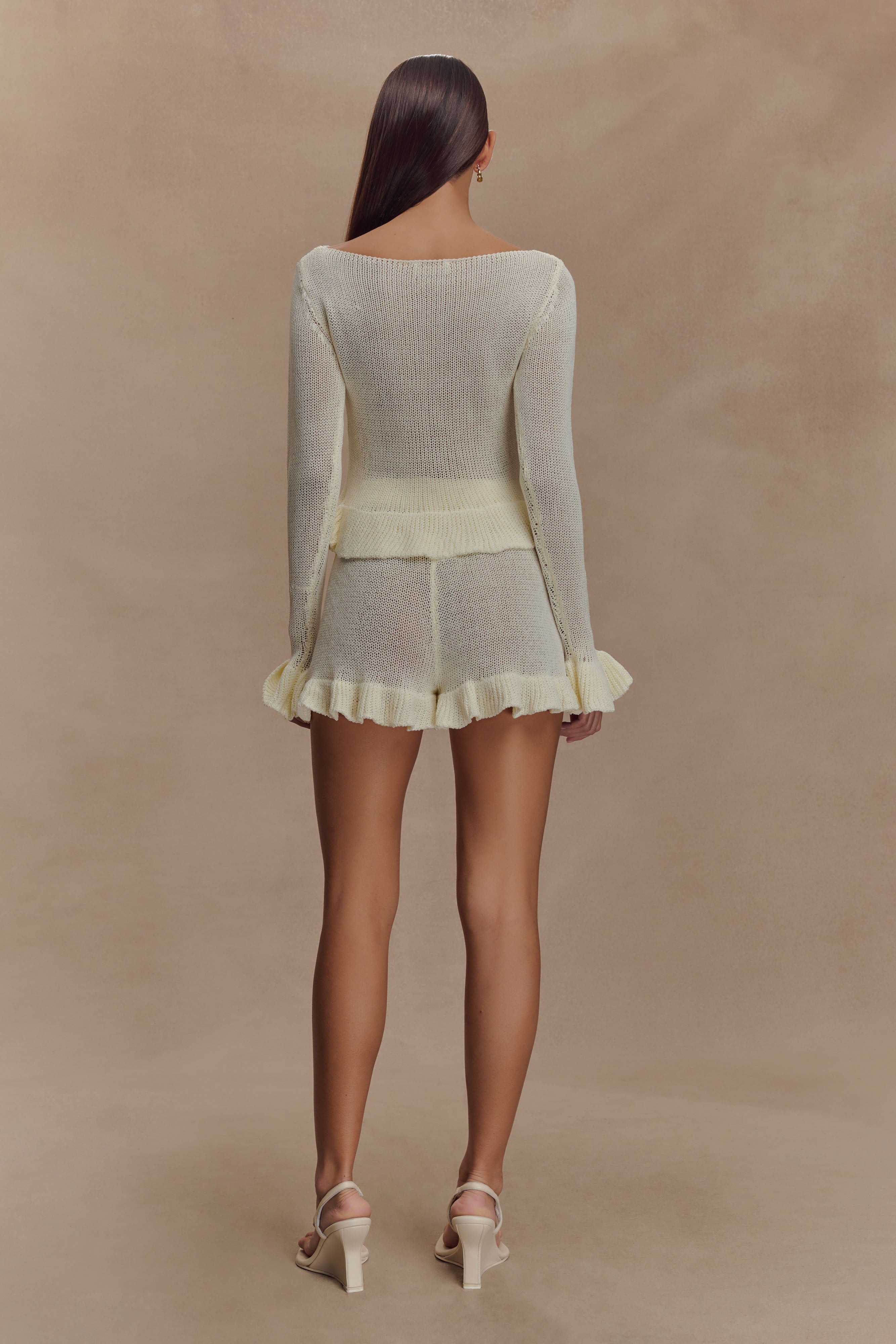 Eleanor Frill Knit Cardigan