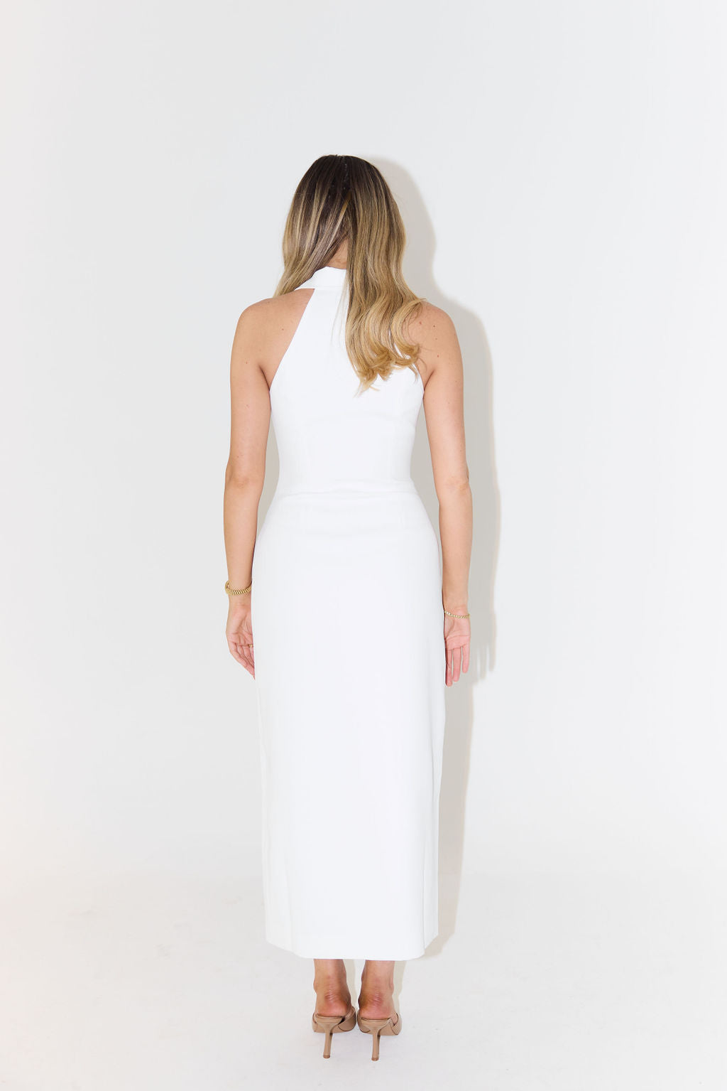 The Ultimate V&M Collar Maxi Dress