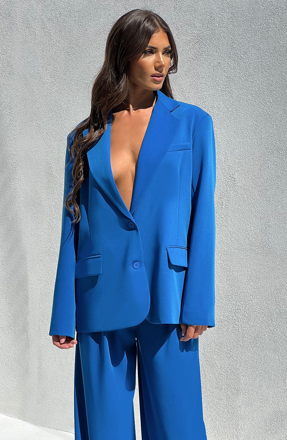 Oversized Jacket Blue