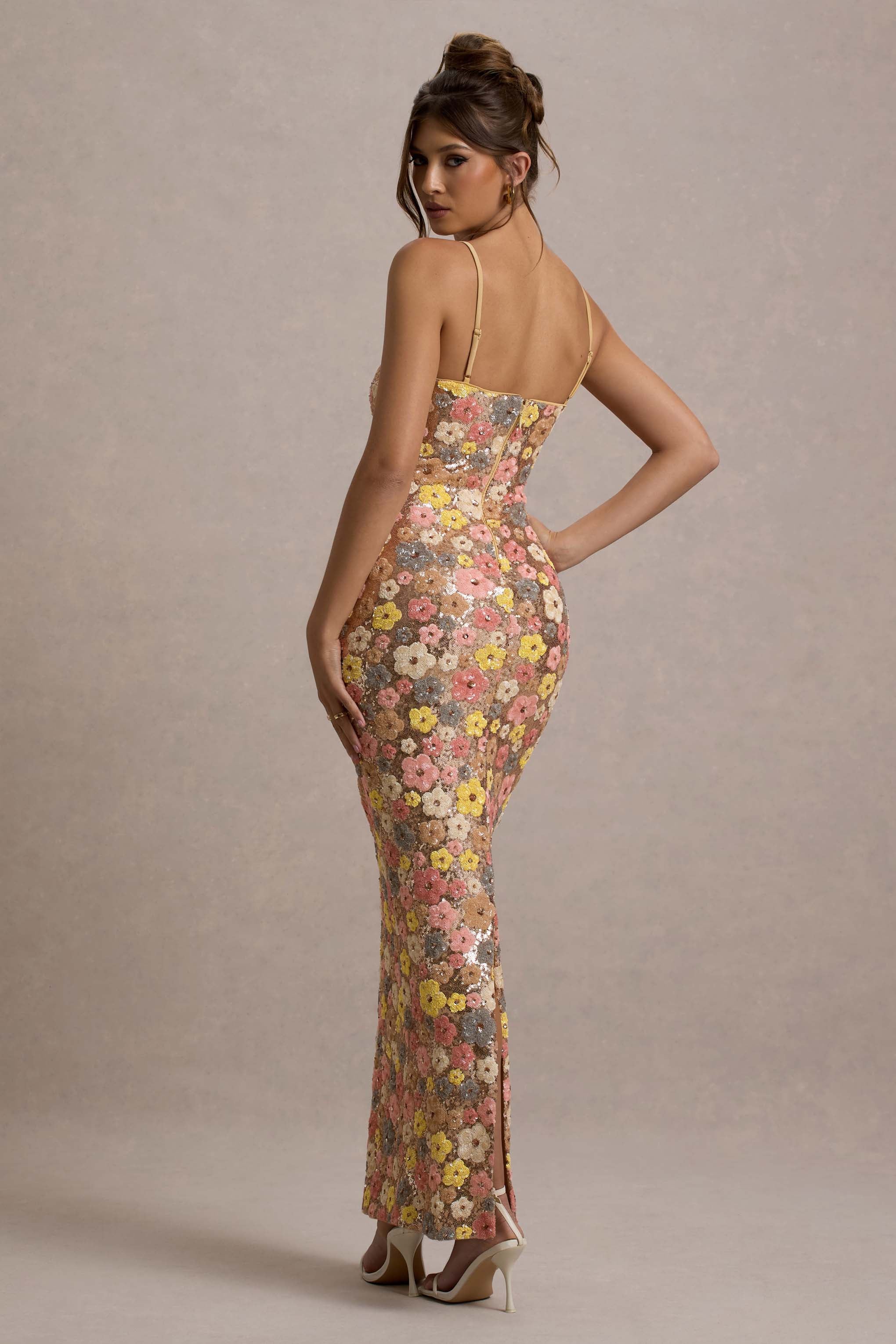 Pastel Sequin Maxi
